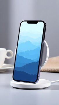 Wireless charger for iphone mobile phone charging pad qi fast charger dock station accessories gadget