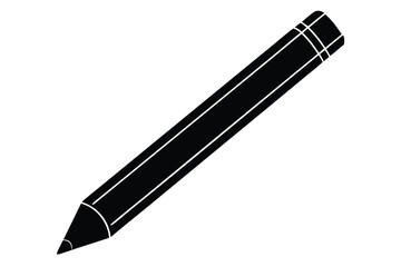 pencil icon silhouette vector illustration
