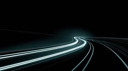 Abstract light trails