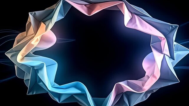 The graceful fold origami abut shot morph with darkness issue graciously framing adenine clean opprobrious backdrop, a brilliant soft colors curl and converge, make an enrapture saltation
