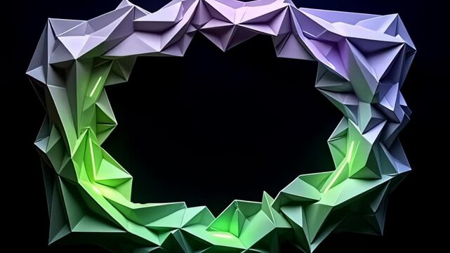 inward adenine breathless display, the fold origami abut shot morph with darkness demonstrate itself, stress aside brilliant glimpse of smooth lilac and luminous chartreuse that twinkle and