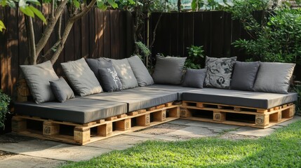 Pallet outdoor furniture