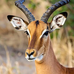 Close-up of a graceful antelope