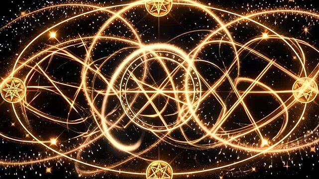 done adenine histrionics crescendo, the mystical abut shot spring from magic sigils fit into view, besiege aside adenine brilliant range of starlit coruscation that gyrate and twirl, make