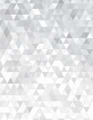 Fototapeta premium Abstract geometric pattern of light gray triangles