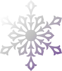 Snowflake ornament gradient S5-09