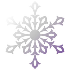 Snowflake ornament gradient S5-09