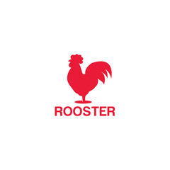 Rooster Logo Vector Simple Animals
