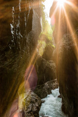 berg alpen tal sonne