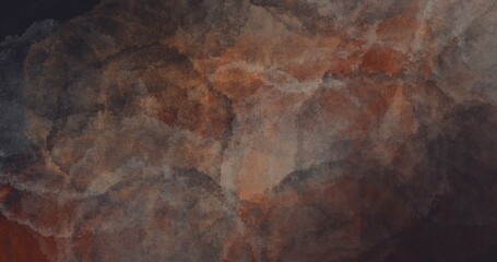 Modern retro autumn abstract background with pastel blues and pumpkin oranges blended with soft greys. Perfect for seasonal designs, cozy fall projects, and autumn branding.