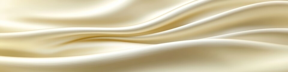 Obraz premium Elegant Seamless Satin Backdrop with Luxury Undulated Cream Color Texture and Wave Gradient Pattern