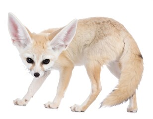 Fennec fox, side view