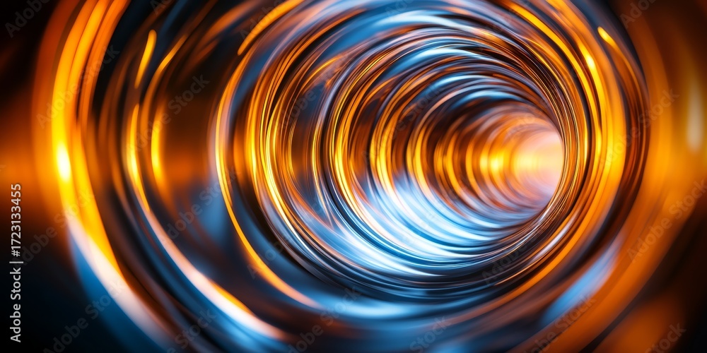 Aufkleber a vibrant sci-fi energy vortex with an energetic core creating abstract fusion burst background