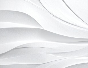 Abstract White Texture with Wave Pattern