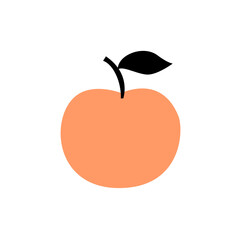 Cute Apple Illustration