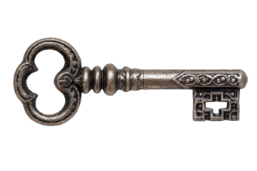 Ornate antique key
