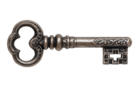 Ornate antique key