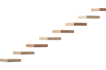 Business Growth Ladder Illustration