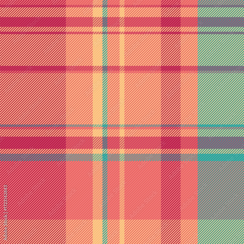 Poster warmtoned plaid pattern with intersecting lines creates a cozy, textilelike effect. use for backgrou