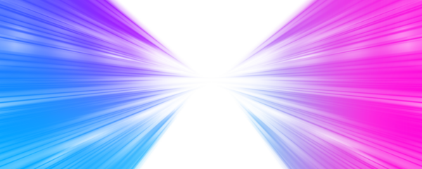 Fast city lights blur into streaks of purple and blue, racing along the highway. Neon trails trace the motion of speeding cars. Night rush captured in light. PNG