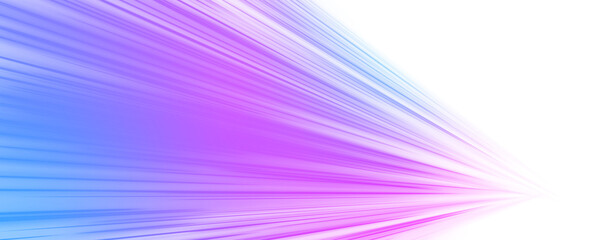 The blur of city lights races by, streaking in long lines of purple and blue. Motion is captured in...