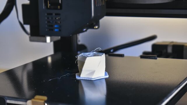 Timelapse of a 3d printer printing