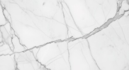 Obraz premium White Marble Texture with Grey Veining and Cracks