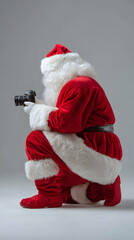 Santa Claus with His Gift Bag | Jolly Santa Bringing Joy | Classic Santa Carrying Presents