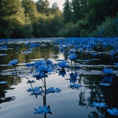view of beautiful flowers