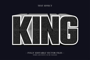 3D Text Effect KING