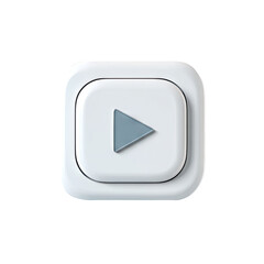 White square button with play icon