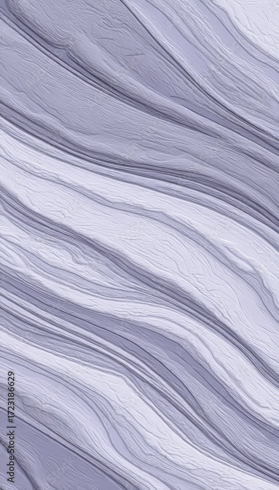 Poster abstract flowing texture in light lavender gray tones with swirl pattern, marbling artistic design
