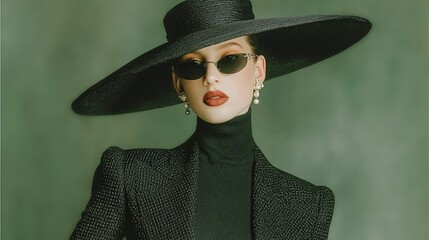 portrait of a young woman in a hat