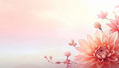 Blooming water lilies in serene nature landscape soft pink hues abstract floral art tranquil environment aesthetic perspective