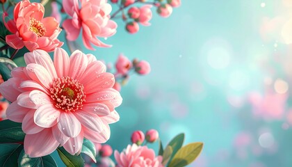 Blooming pink lotus flowers in a tranquil garden nature photography soft focus background serene atmosphere