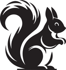 Ornamental Floral Design A classic black and white floral design element featuring elegant, curved leaves and intricate detailing. Perfect for use in decorative borders, logos