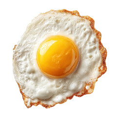 Fried egg, sunny-side up, close-up.  