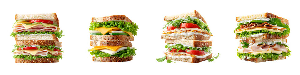 Variety of Sandwiches: Healthy and Delicious Lunch Options