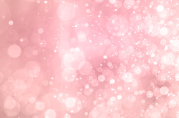 Abstract Pink bokeh defocus glitter blur background.