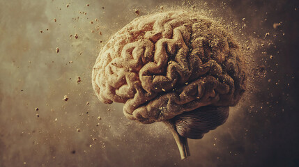 brain memory concept digital art