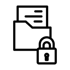 confidential line icon