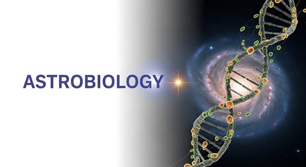 Illustration of the word astrobiology
