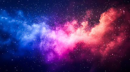 Naklejka premium A vibrant 2025 New Year celebration with fireworks, watercolor floral designs, and a powder burst effect, blending festive city life with cosmic space nebula and supernova explosions in modern digital