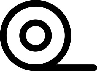 Tape icon design for templates.