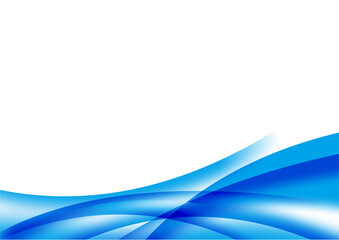 MINIMALIST DARK BLUE WAVE ABSTRACT BACKGROUND BORDER FRAME