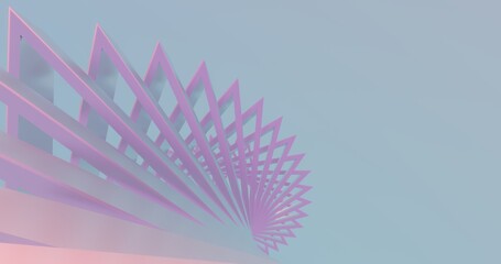 3d rendering abstract background design geometric shape