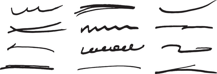 Abstract Black Ink Strokes: Texture Background for Design