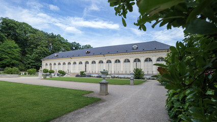 The Old Orangery and the Royal Theatre in the Royal Łazienki Park in Warsaw.