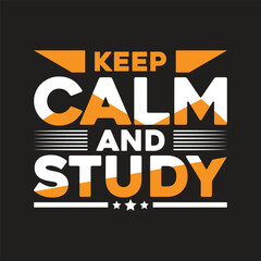 keep calm and study