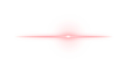 Red Lens Flare Burst Abstract Light Effect with Radiant Glow
